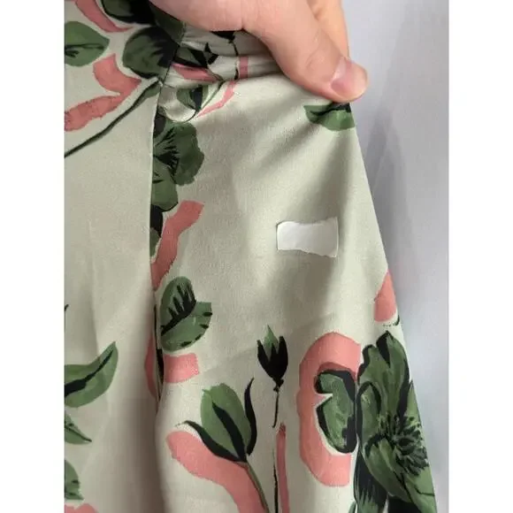 Alexia Admor Sophie Floral Dress Off-White Size 8 Fabric Pull - Picture 9 of 13